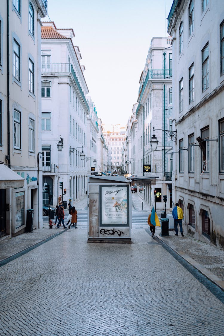 Rua Augusta Street In Lisbon Portugal