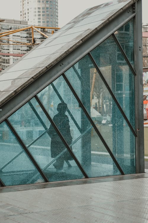 Person in Underpass Entrance