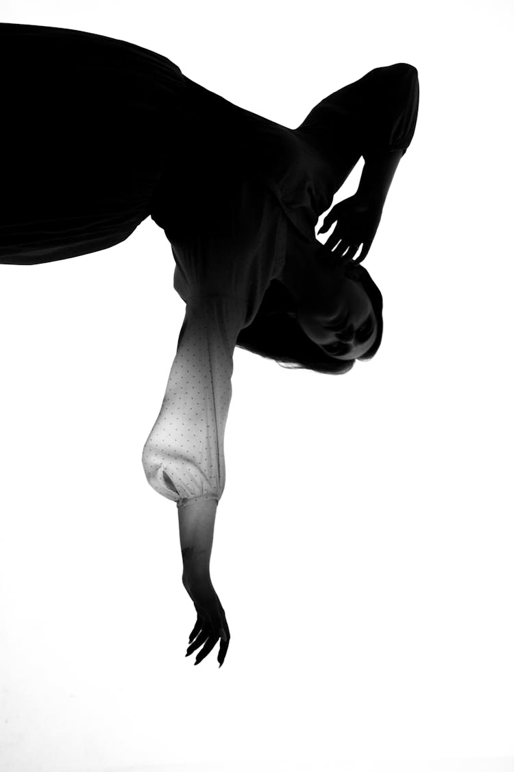 Silhouette Of Dancing Woman