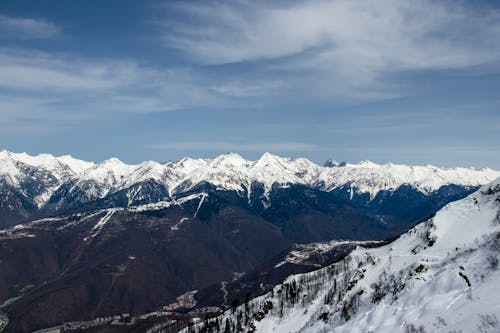 Photo of Mountain Covered with Snow