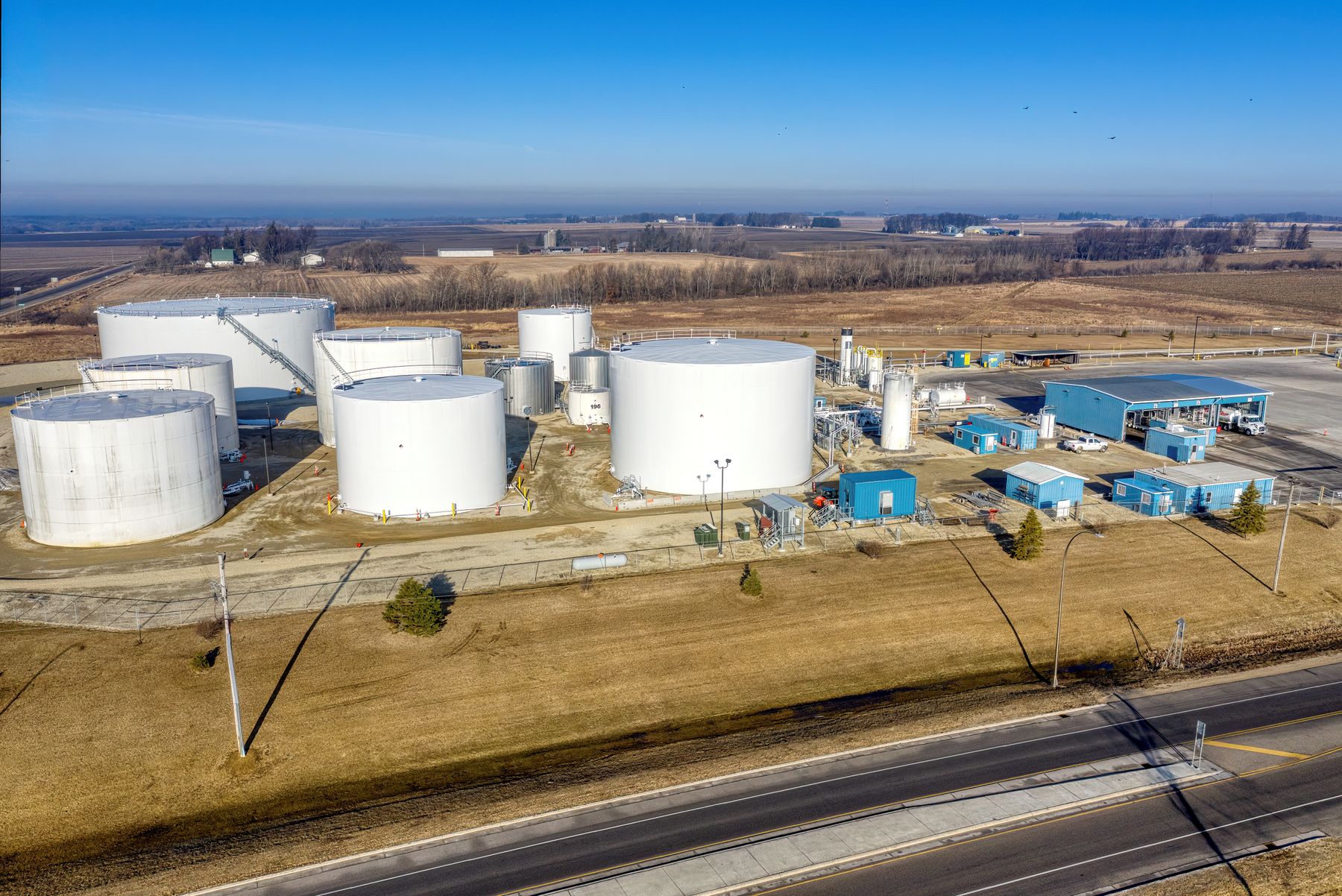 Industrial storage and bulk liquid facility in Minnesota, United States