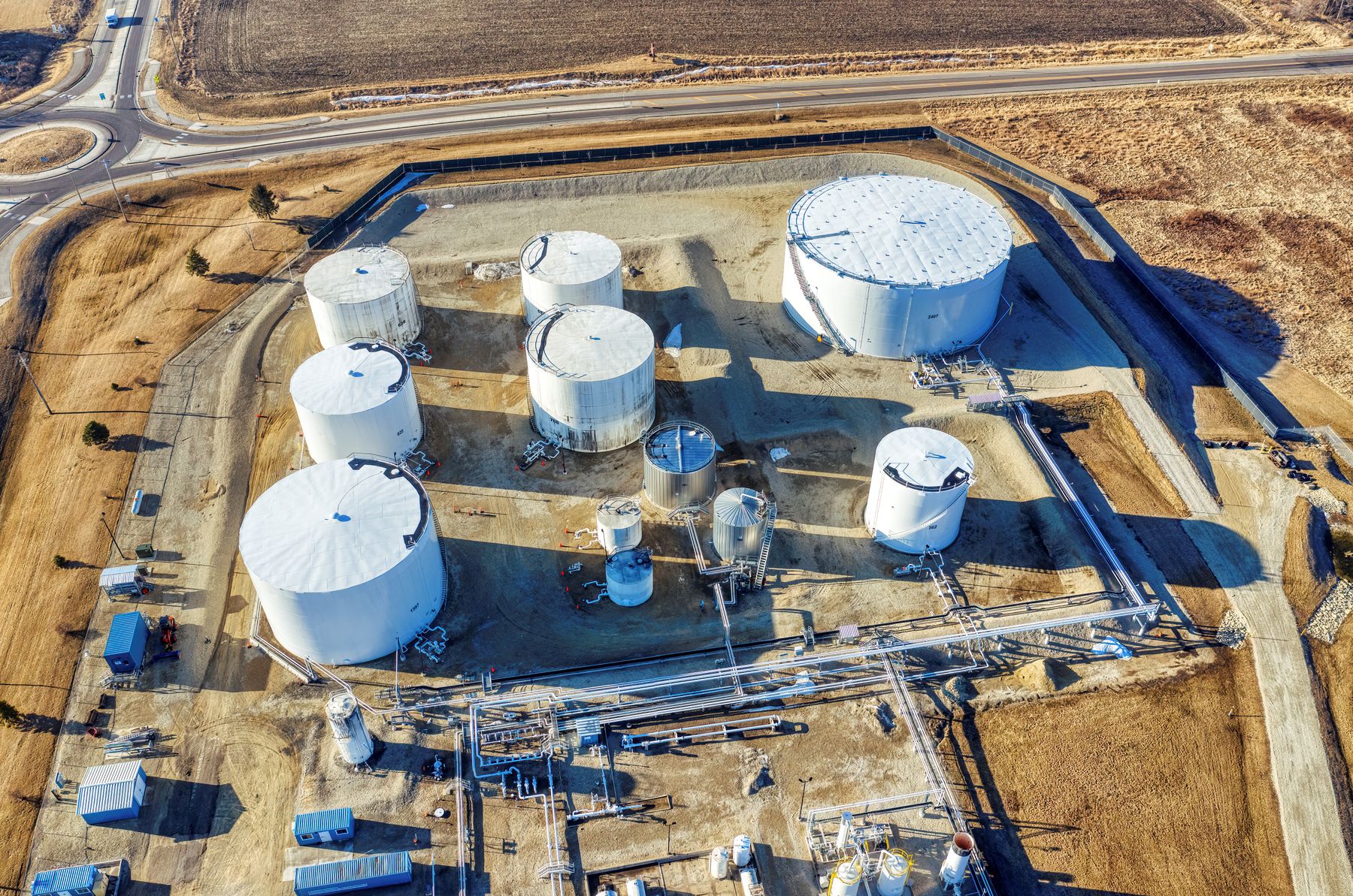 Industrial tank farm and storage facility in Minnesota, United States