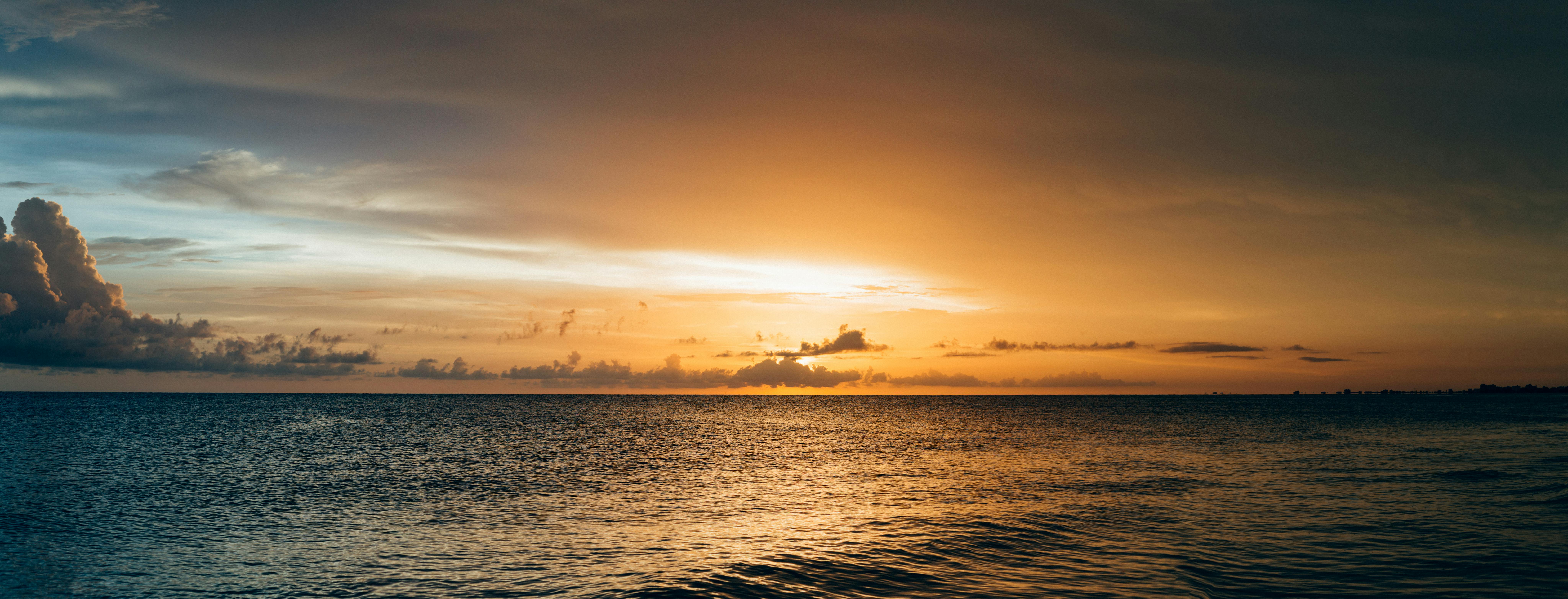 Black Orange Sunset View \u00b7 Free Stock Photo