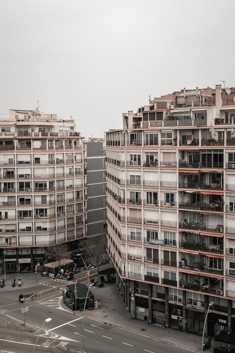 Empty Street In City