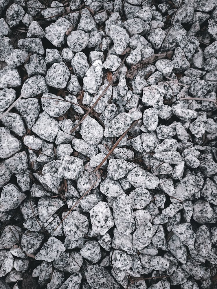 Photograph Of A Pile Of Stones