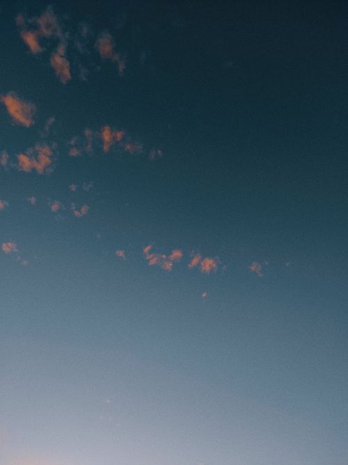 Free Tranquil view of a cinematic sky with scattered clouds in Belo Horizonte. Stock Photo