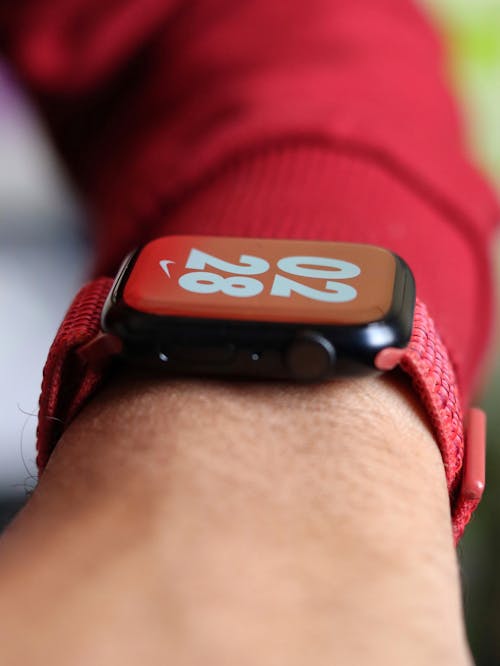 Person Wearing a Smart Watch