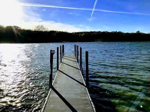 Free stock photo of boat deck, dock, lake