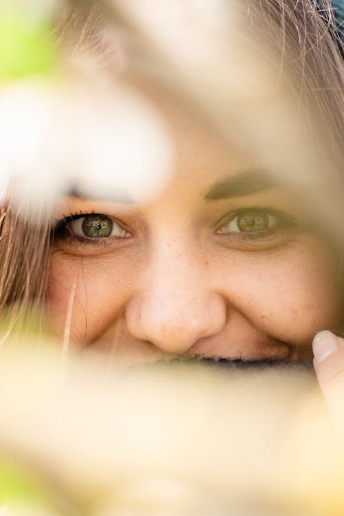Free Person with Green Eyes Stock Photo
