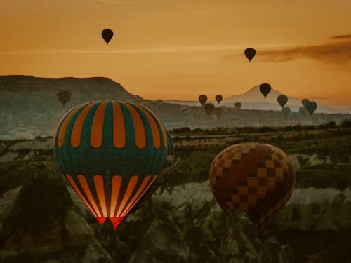 Základová fotografie zdarma na téma dobrodružství, festival, horkovzdušné balóny