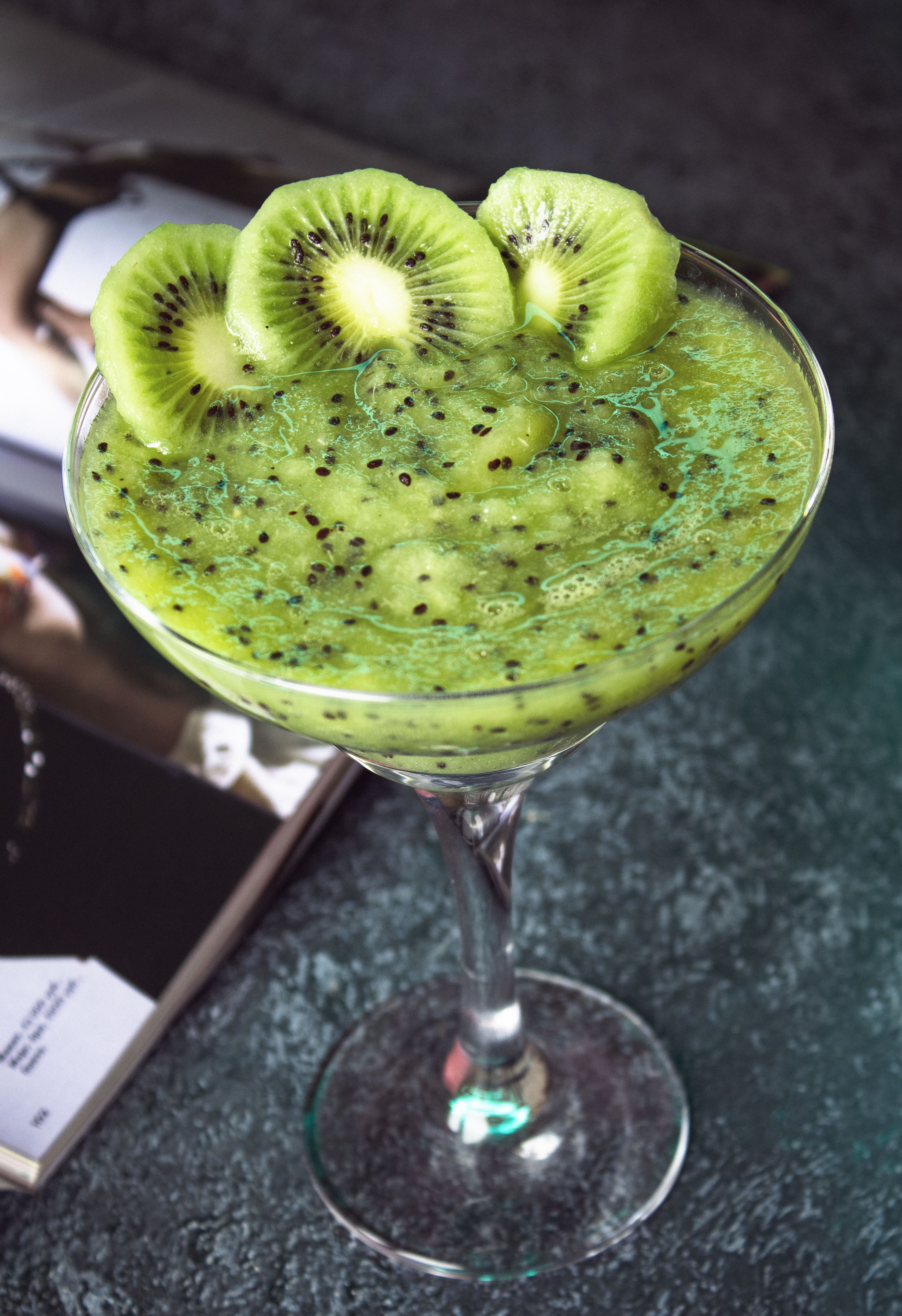 Kiwi Martini cocktail