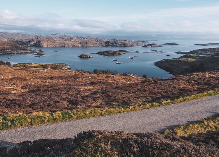 Sea Inlet With Islands