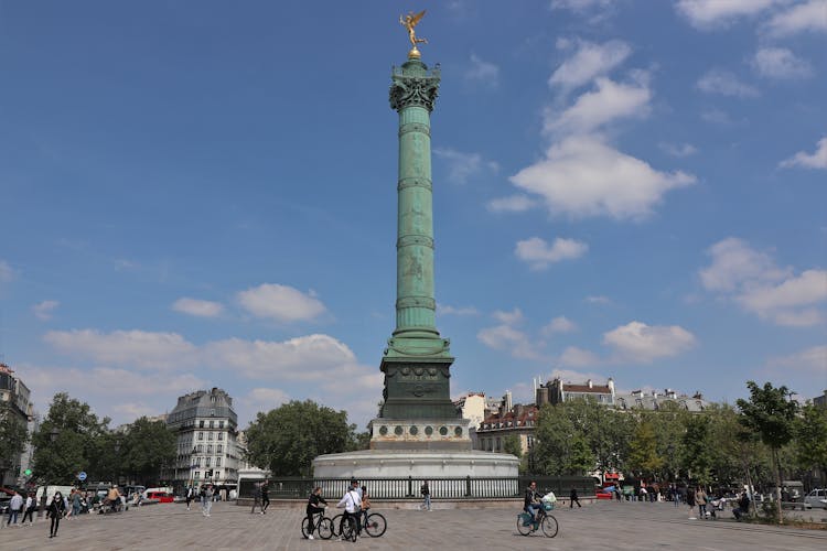 Place De La Bastille In Paris, France