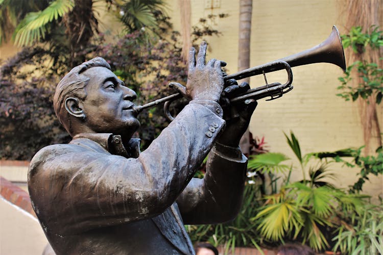 Bronze Statue Of Louis Prima 