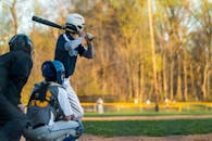 Kids Playing Baseball