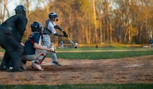 Kids Playing Baseball