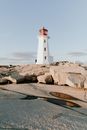 Lighthouse in Peggys Cove, Canada