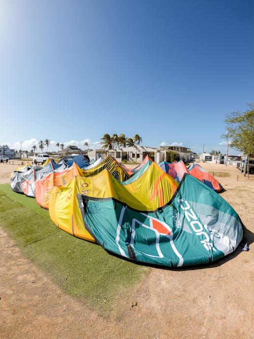 Tents on a Beach