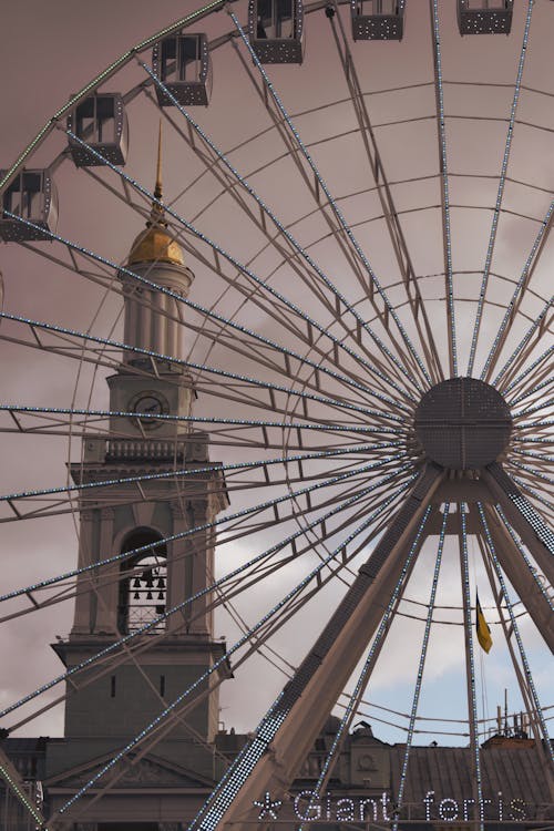 Kostenloses Stock Foto zu gebäude außen, reiseziele, riesenrad