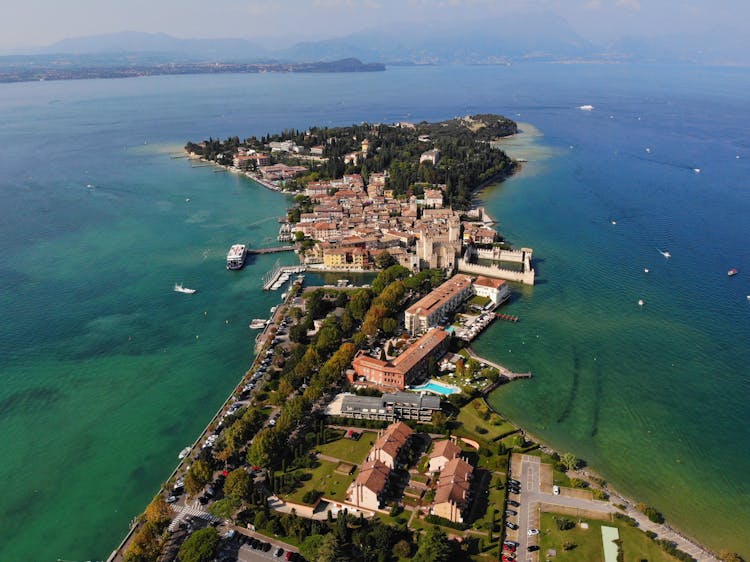 Aerial View Of Lake Garda