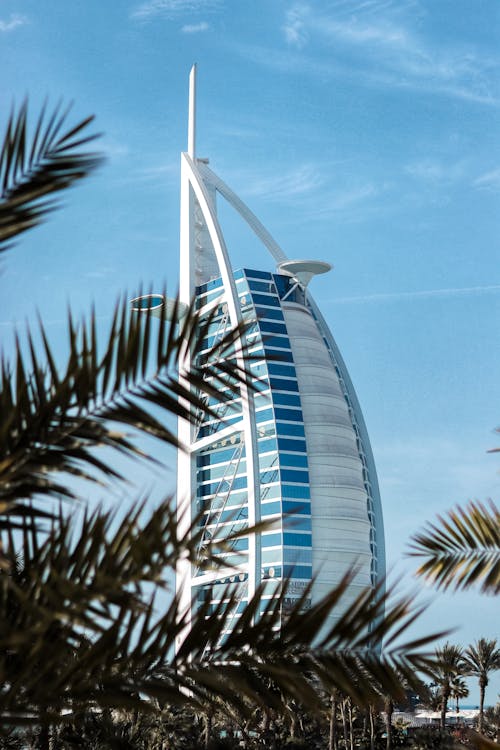 Free The Burj Al Arab in Dubai Stock Photo