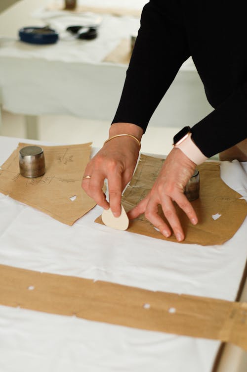 Hands of Seamstress at Work