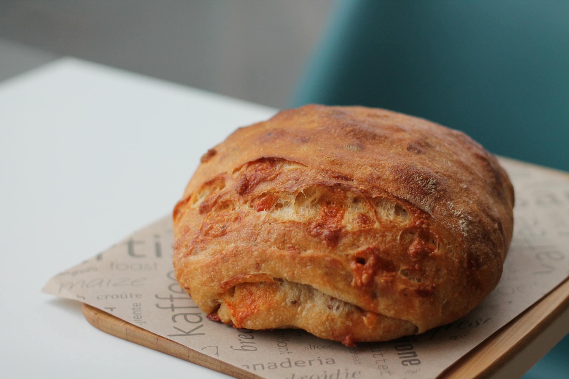 Bread on Wax Paper