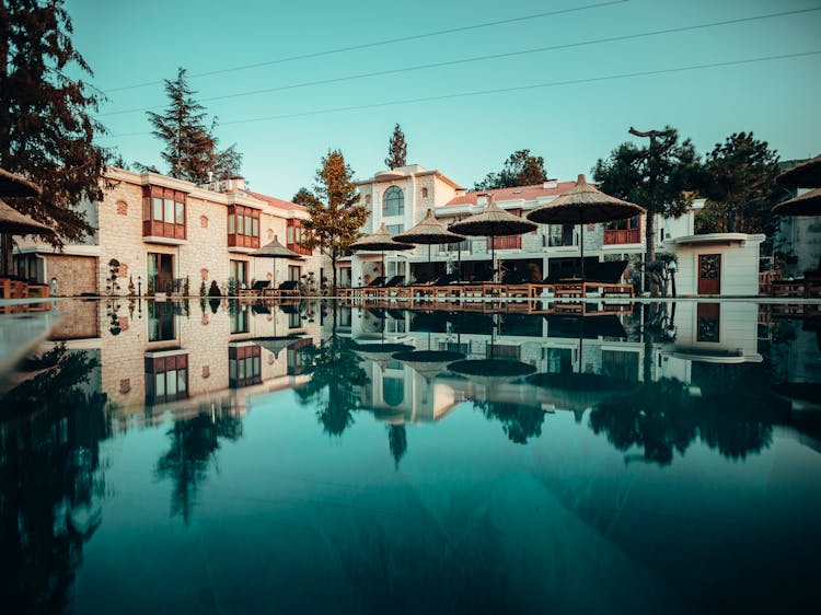 Calm Pool In A Resort 