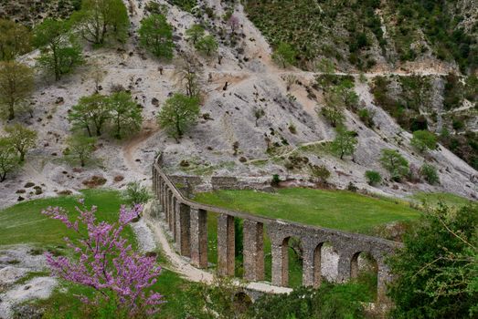 Gray Concrete Bridge on Rocky Mountain