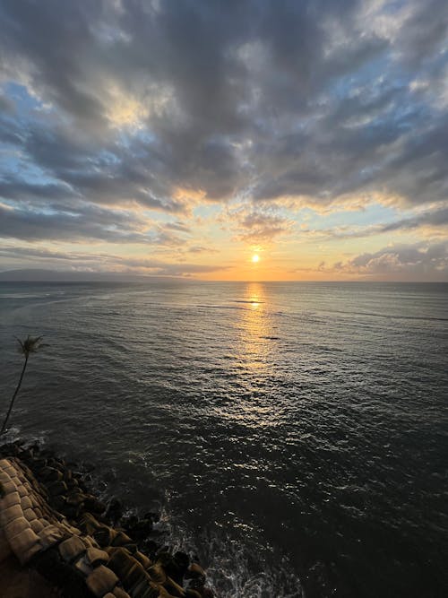 Body of Water During Sunset