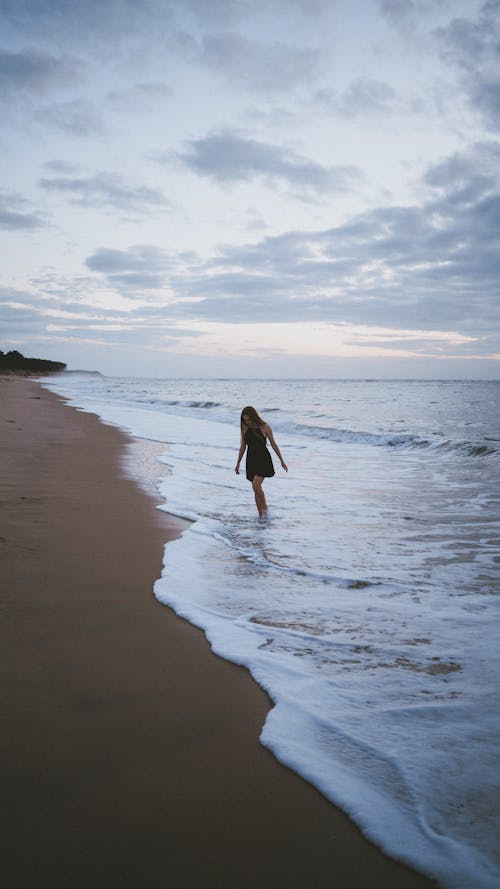 Imagine de stoc gratuită din coastă, faleză, femeie