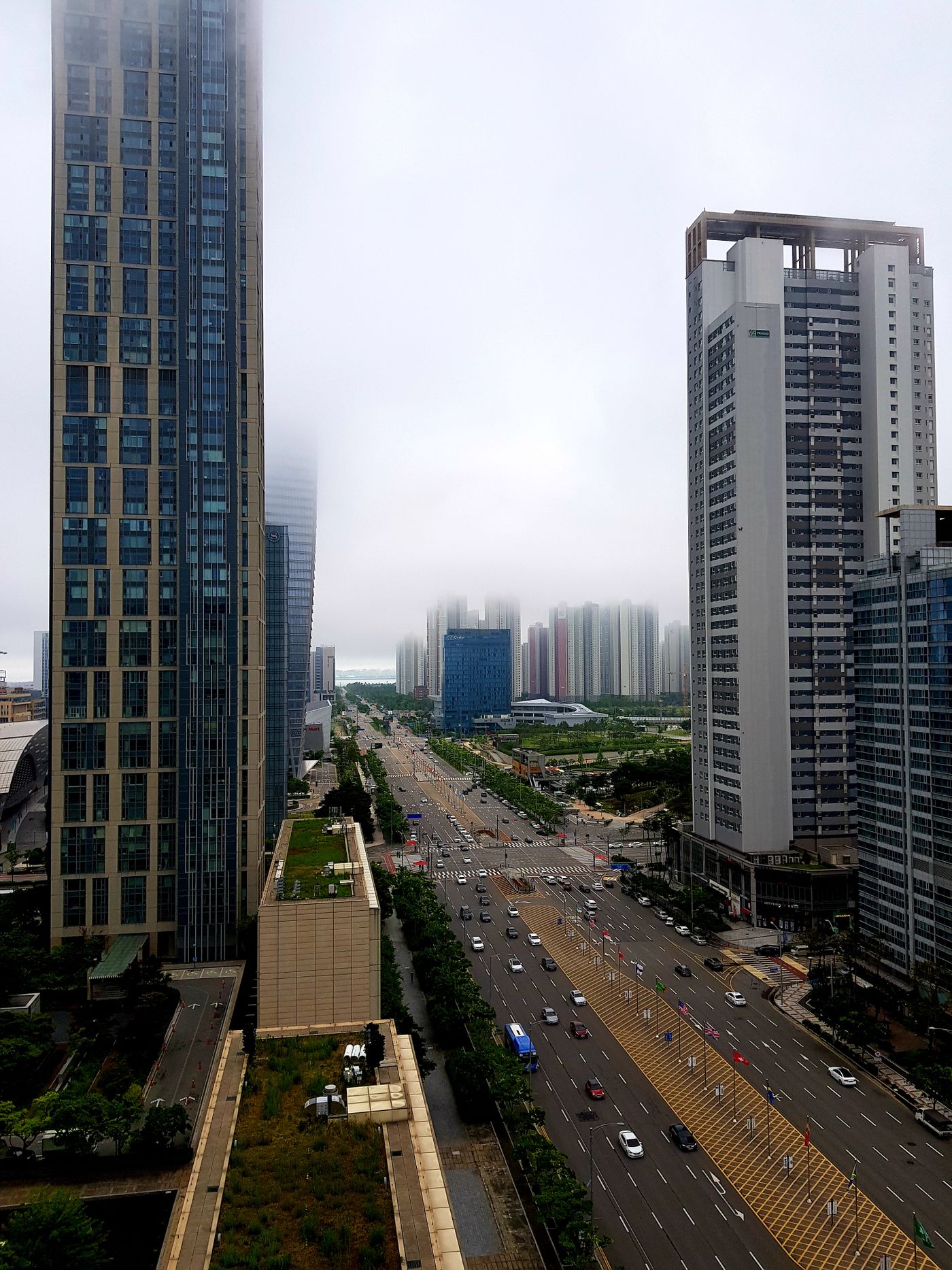 Arquitectura urbana moderna de Corea del Sur