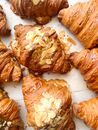 Croissants Topped with Almond Flakes