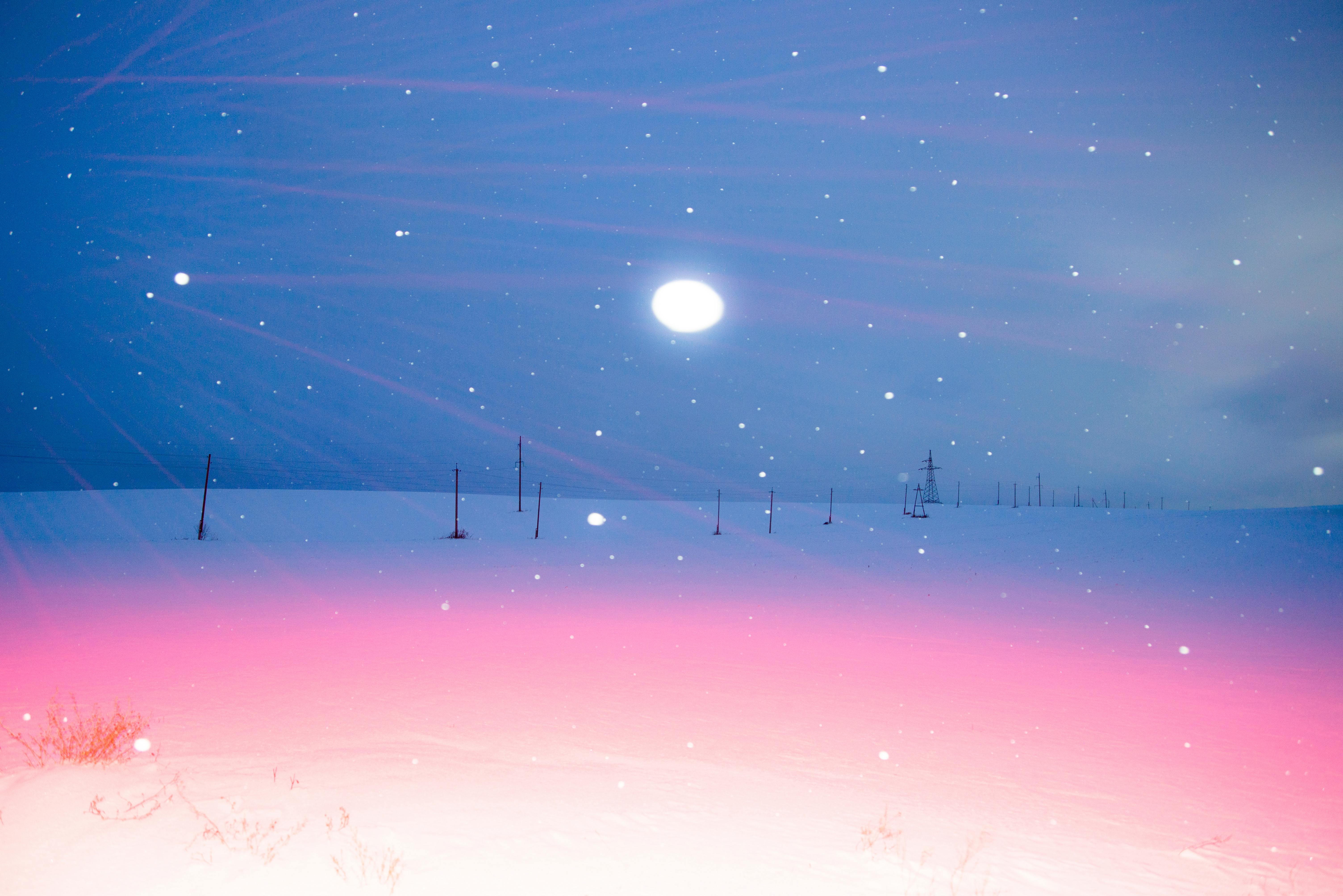 HD desktop wallpaper: Anime, Night, Starry Sky, Original download free  picture #941764