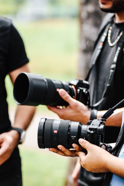 Presley Gerber working on his latest photography project
