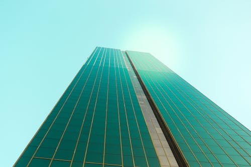 Gratis stockfoto met blauwe lucht, exterieur design, flat
