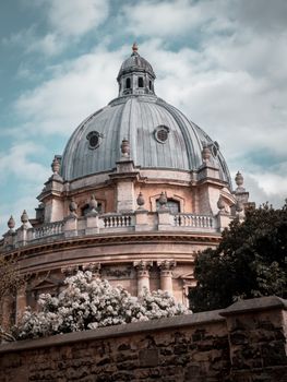 The Radcliffe Camera in Oxford, showcasing stunning Baroque architecture and classic dome design.
