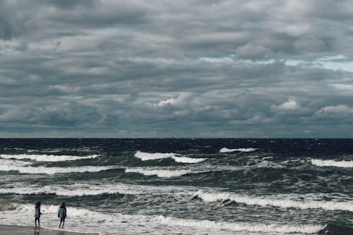 Free stock photo of childhood, children, dramatic sky