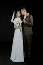 Man and Woman in Wedding Dress