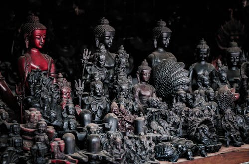 Group of Different Buddha Statues
