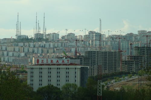 City Skyline of Buildings and Towers