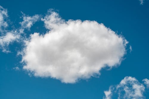 White Clouds on Blue Sky