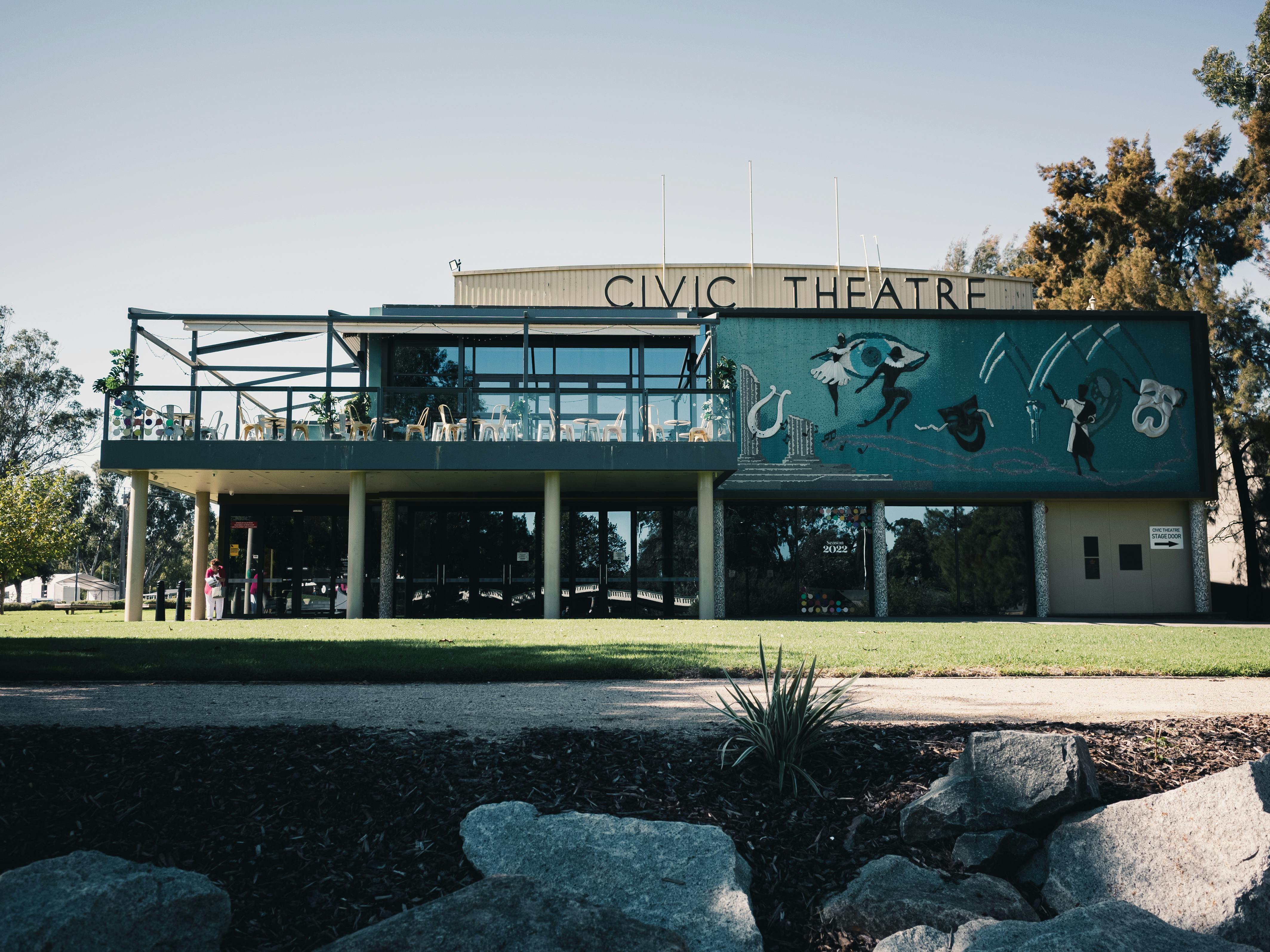 Exterior Design of the Wagga Wagga Civic Theatre Building in Australia