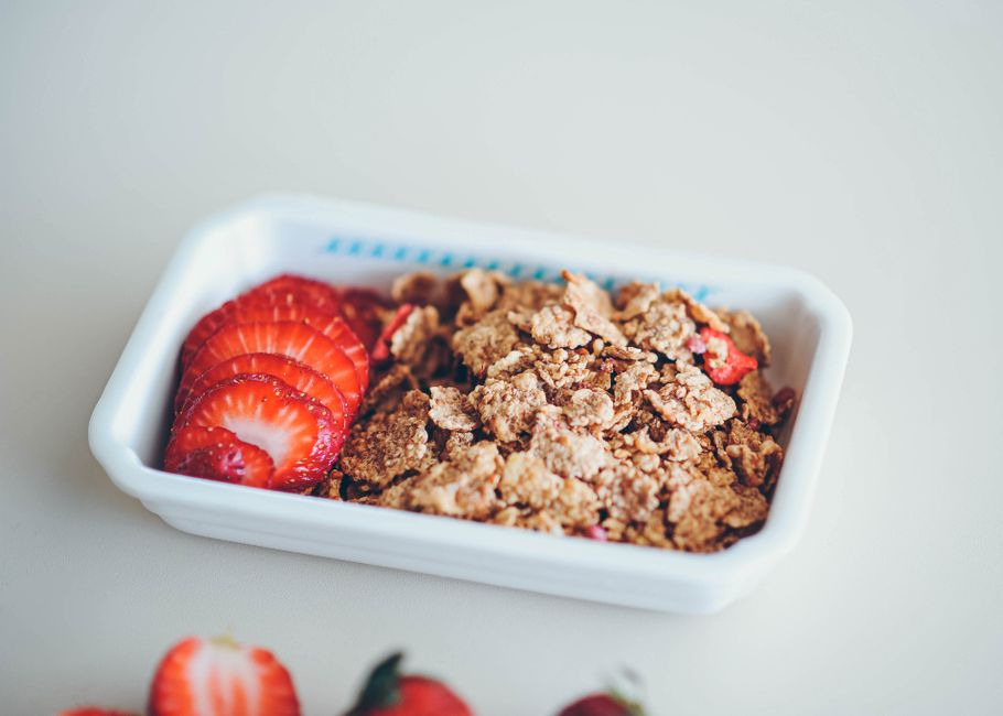 brain food nuts berries plate