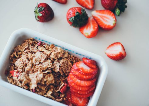 Chocolate Strawberry Frosted Cereal
