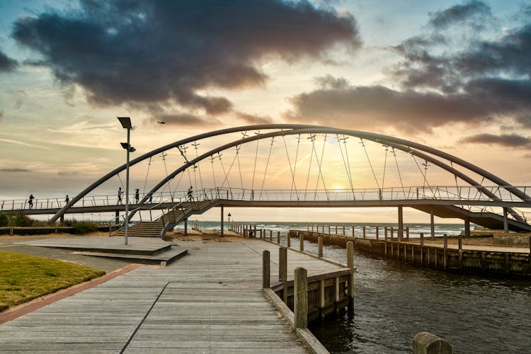 Landmark Bridge In Frankston Australia