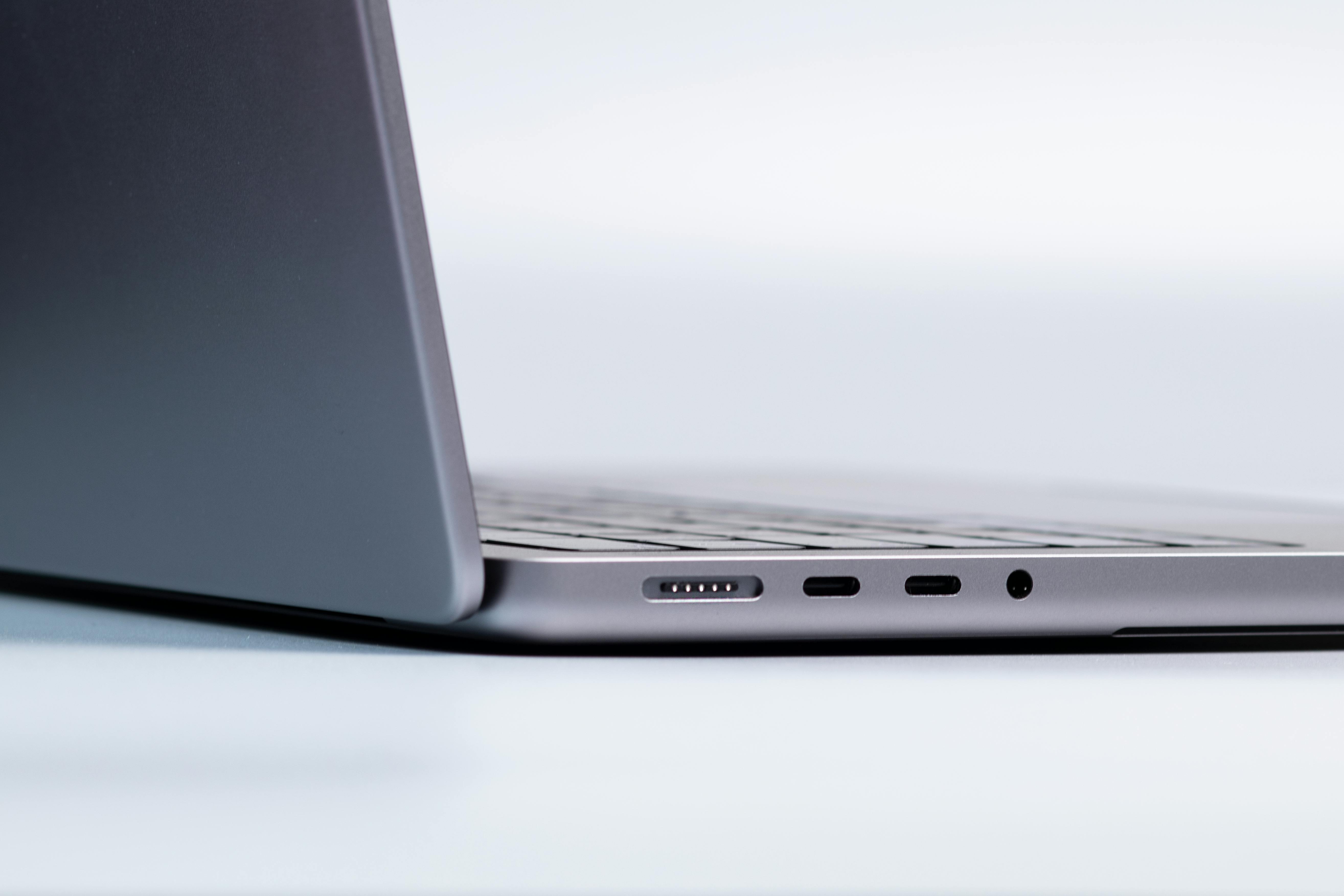 close up shot of a laptop