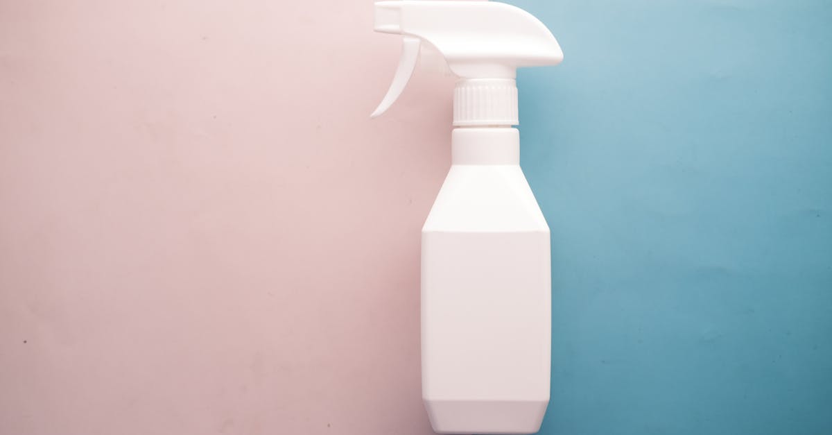 Empty Cleaning Bottles