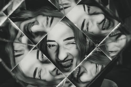 Close Up Shot of a Woman's Face