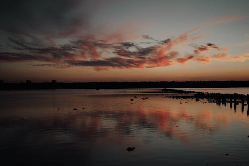 和平的, 晚間, 湖 的 免費圖庫相片
